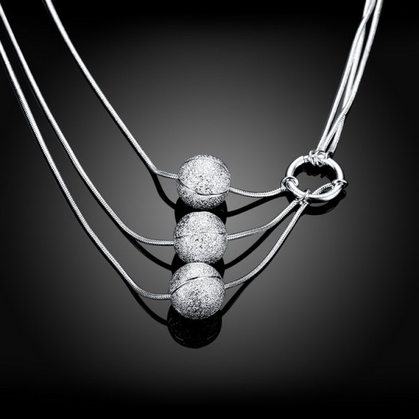 Jeulia Women's Silver Necklace