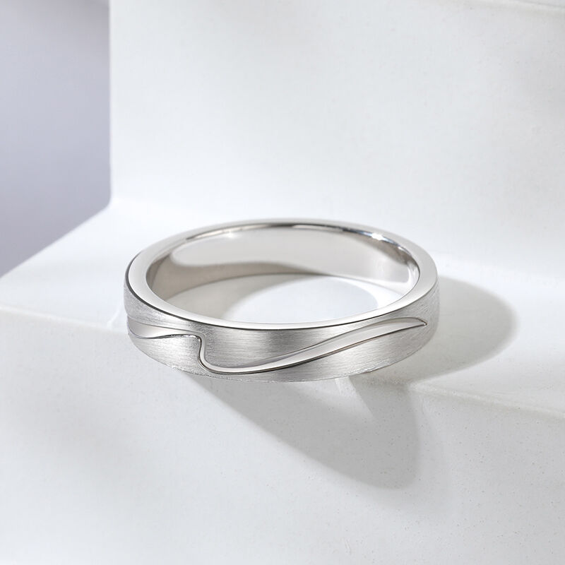 Jeulia Mens Wedding Band