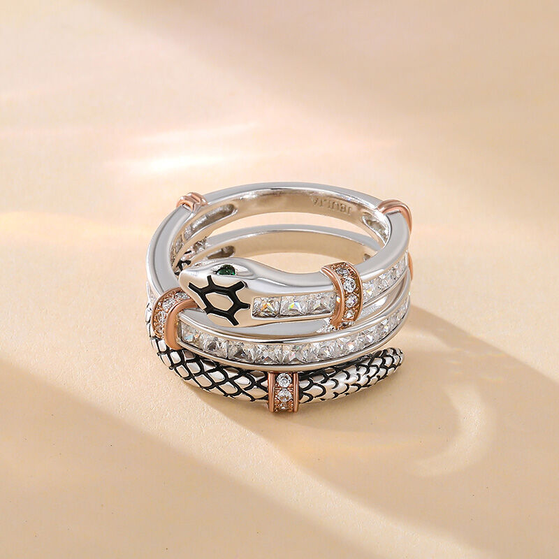 Jeulia Snake Rings