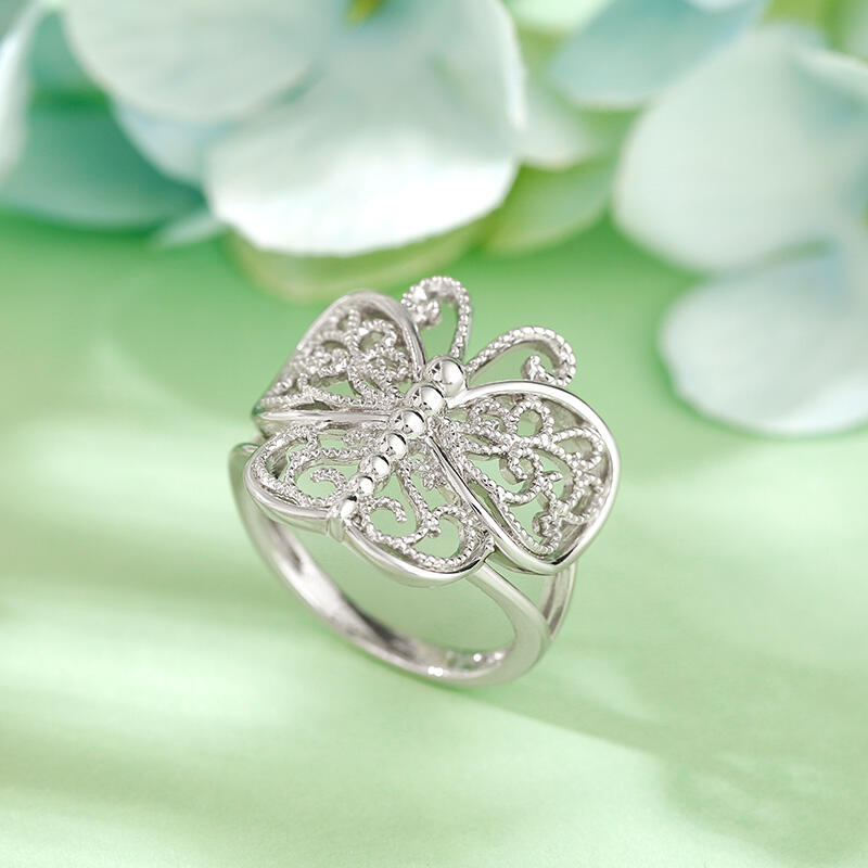 Ladies Butterfly Ring