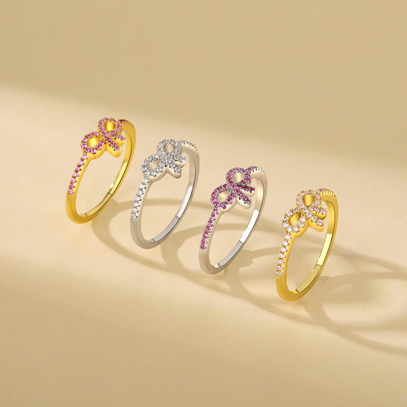 Pave Bow Ring