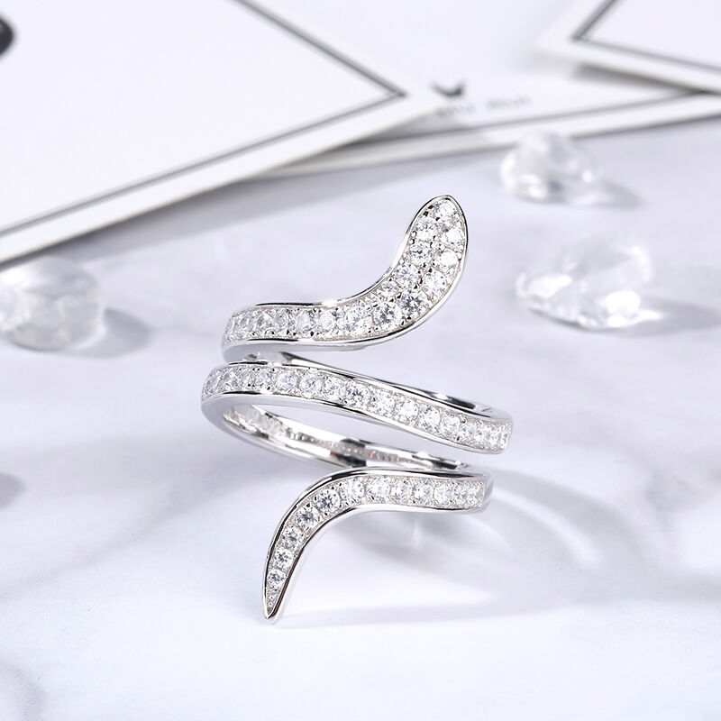 Jeulia Snake Rings