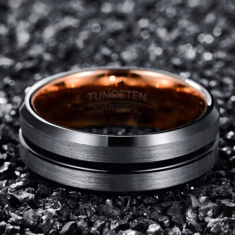 Tungsten Steel Men's Wedding Band