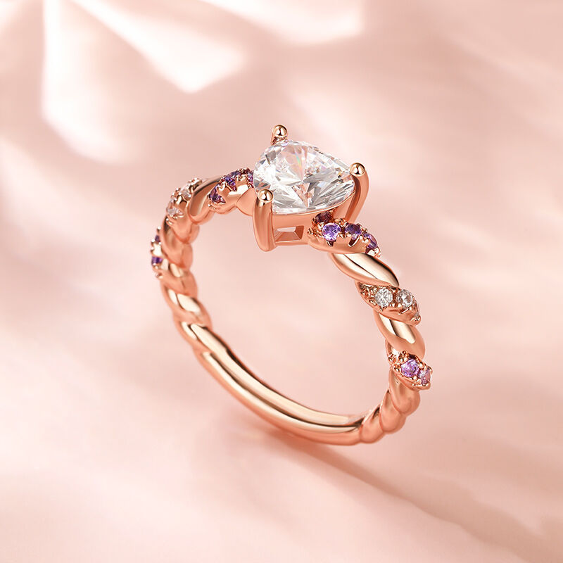 Heart Engagement Ring