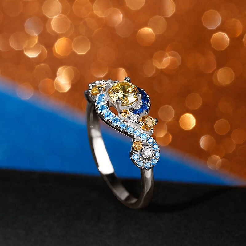 Colored Engagement Rings