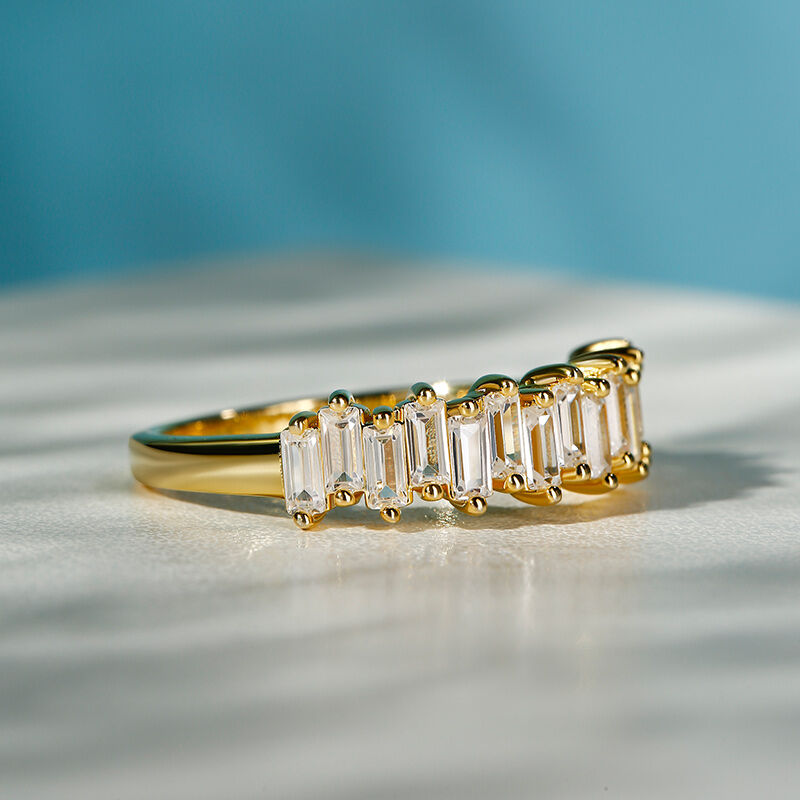 Baguette Wedding Rings