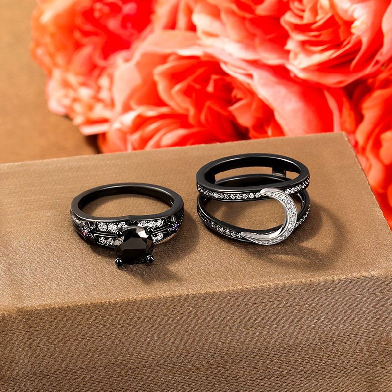 Black Wedding Rings