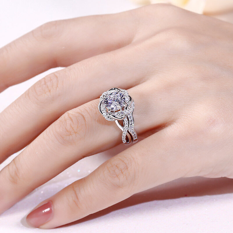 Flower Wedding Rings