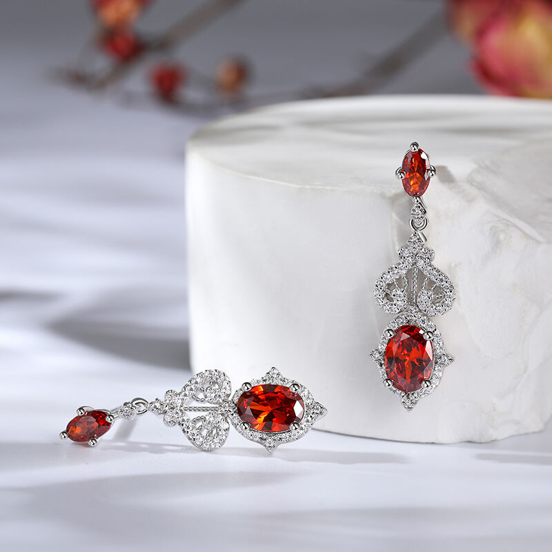 Garnet Earrings