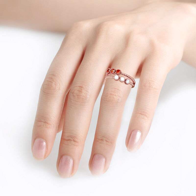 Stackable Birthstone Rings