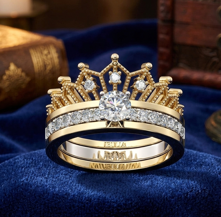 Gold Crown Ring