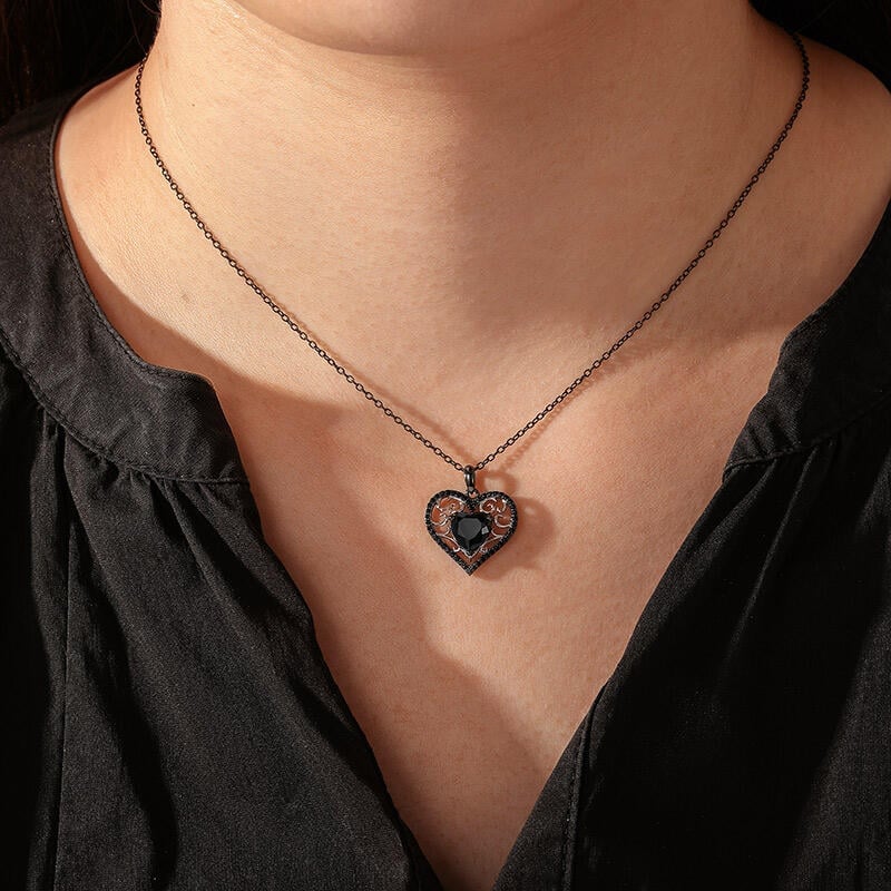 Gothic Heart Necklace