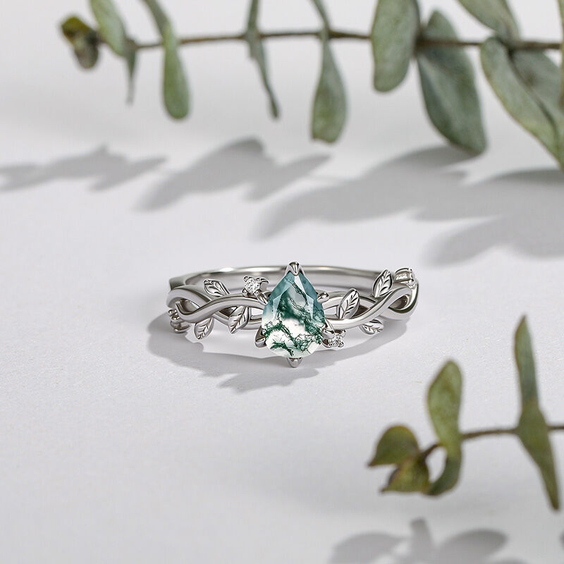 Leaf Engagement Rings