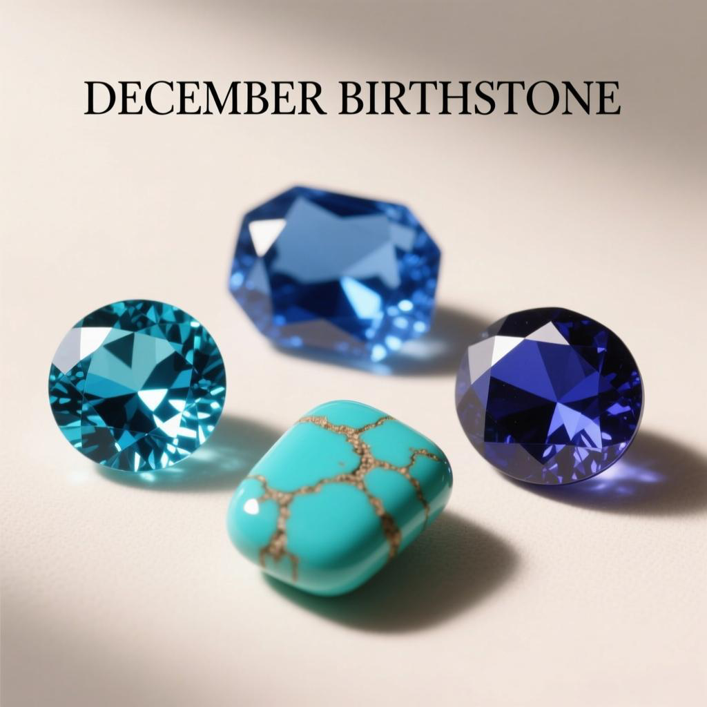 December Birthstones: Turquoise, Tanzanite, Zircon and Blue Topaz