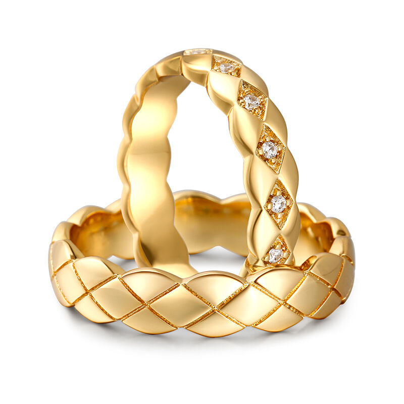 Geometric Couple Rings Set