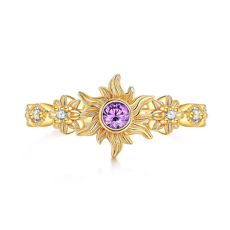 Golden Flower Ring