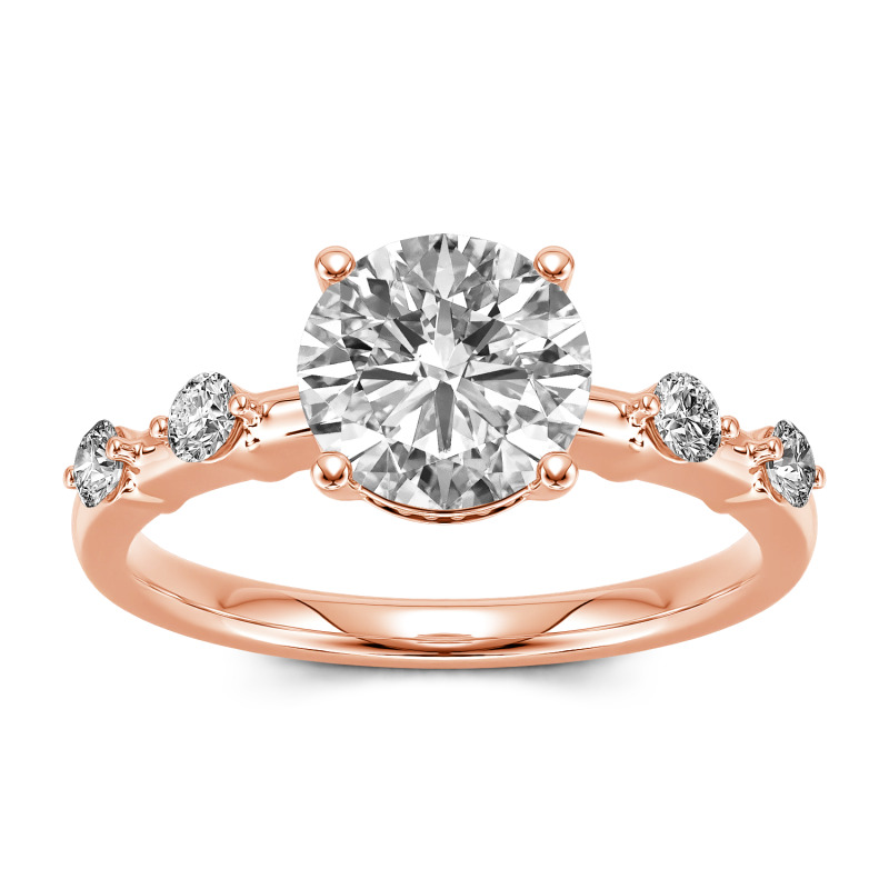 Round Cut Lab Grown Diamond Ring