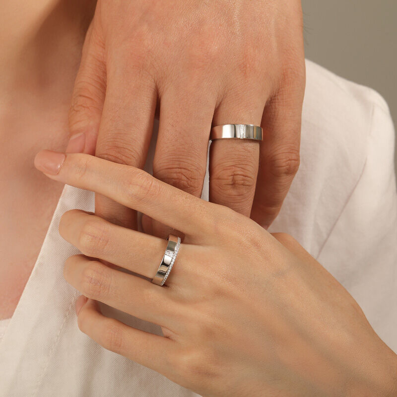 Silver Wedding Rings for Couples