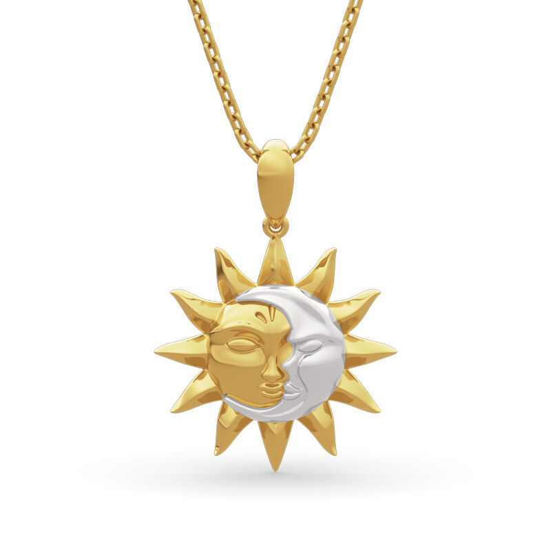 Sun and Moon Necklace