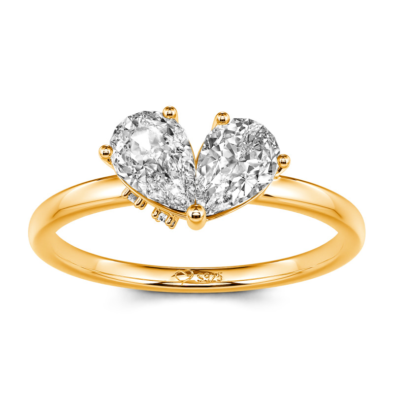 Toi et Moi Engagement Ring