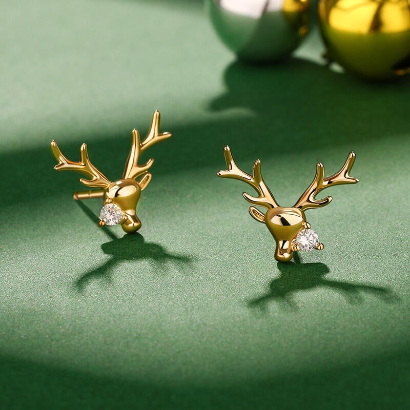 Elk Stud Earrings