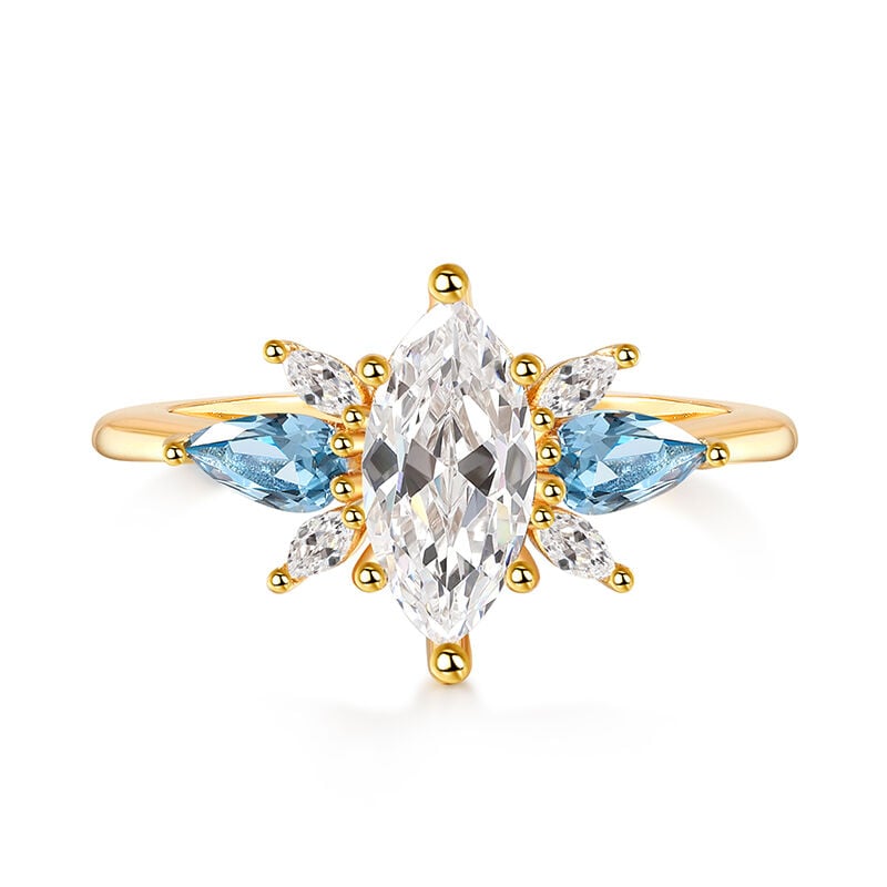 Marquise Cut Engagement Ring