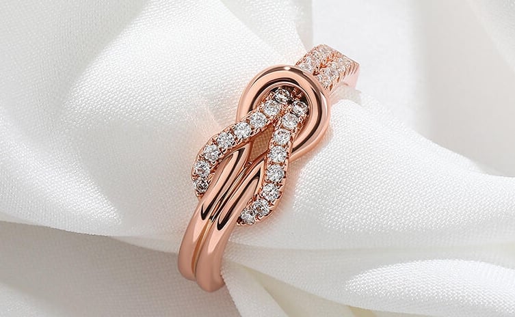 Knot Design Promise Ring