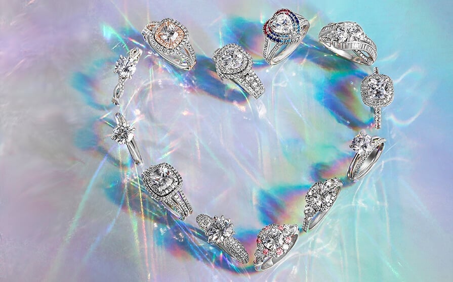 Lab Grown Diamon Engagement Rings