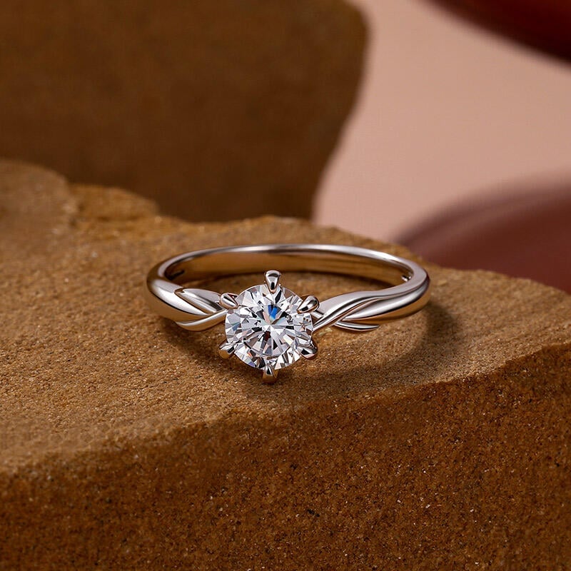 Lab Grown Diamond Solitaire Engagement Ring