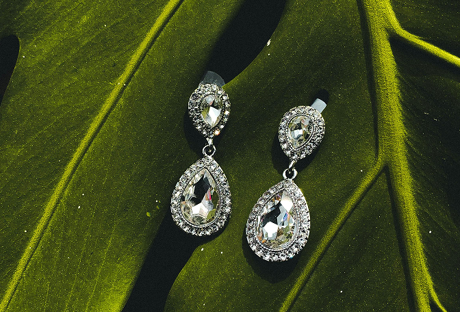 Moissanite Drop Earrings