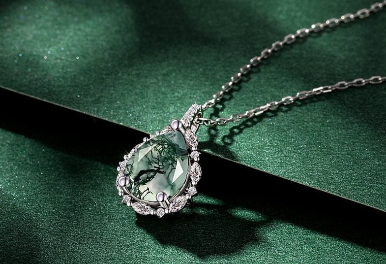 Moss Agate Necklace