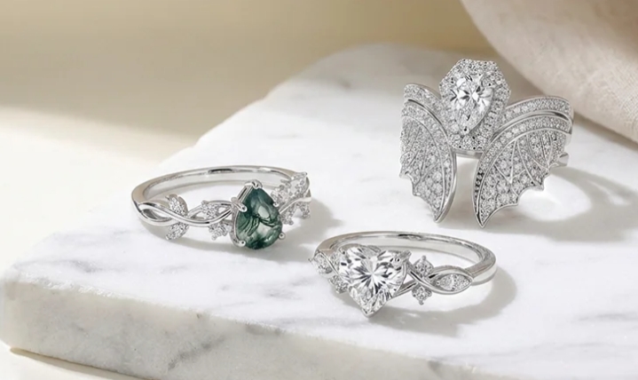 Silver Engagement Rings