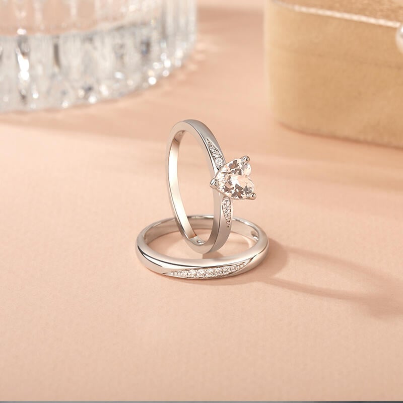 Simple Couple Rings Set