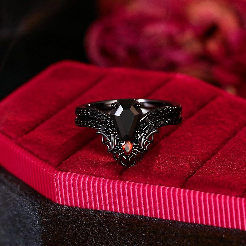 Coffin Cut Engagement Ring