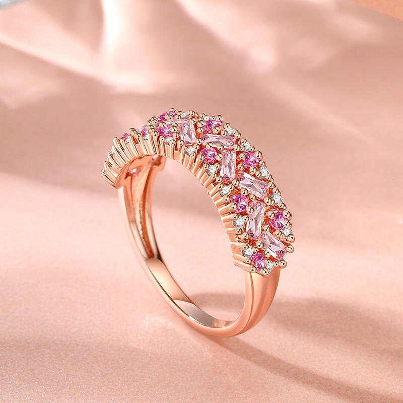 Multi-Color Women's Wedding Band