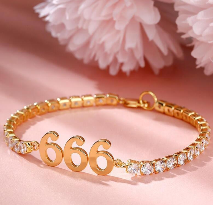 Angel Number 666 Bracelet