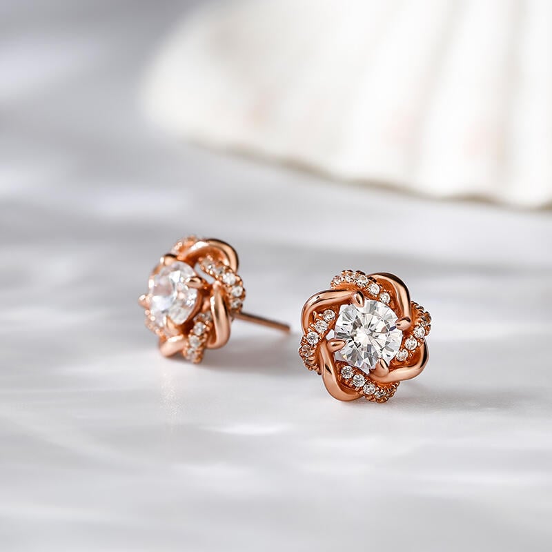 Love Knot Stud Earrings