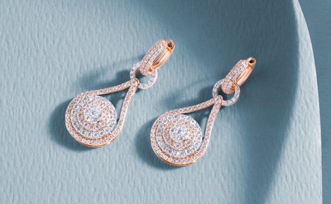 Rose Gold Earrings