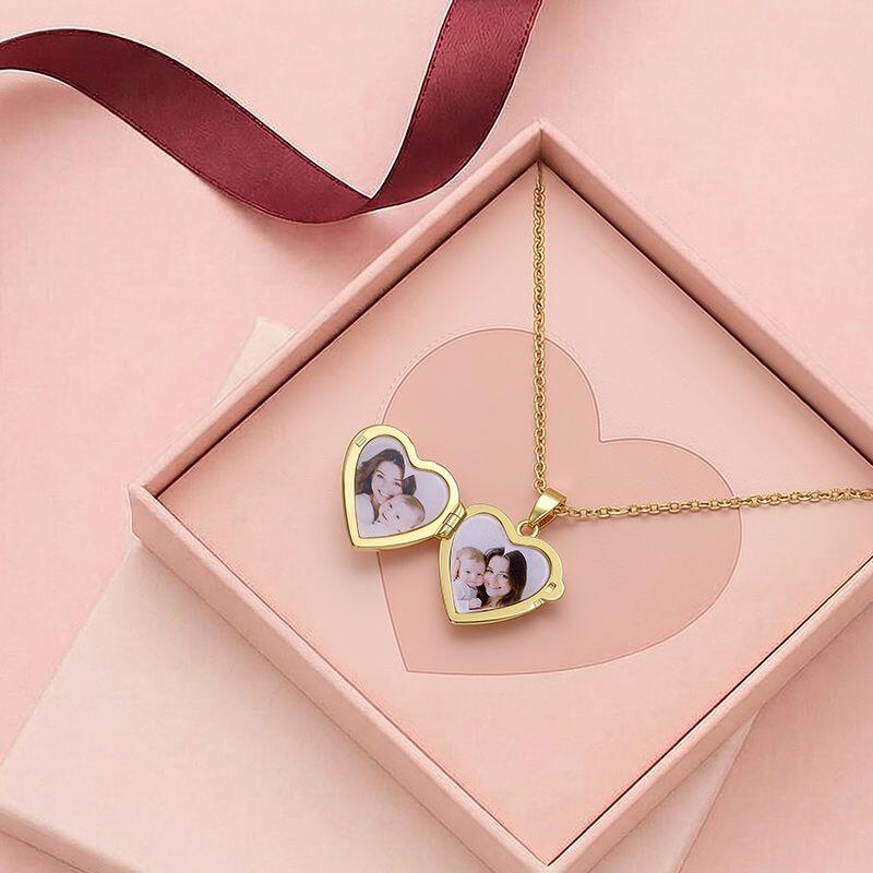 Mother Child Heart Locket