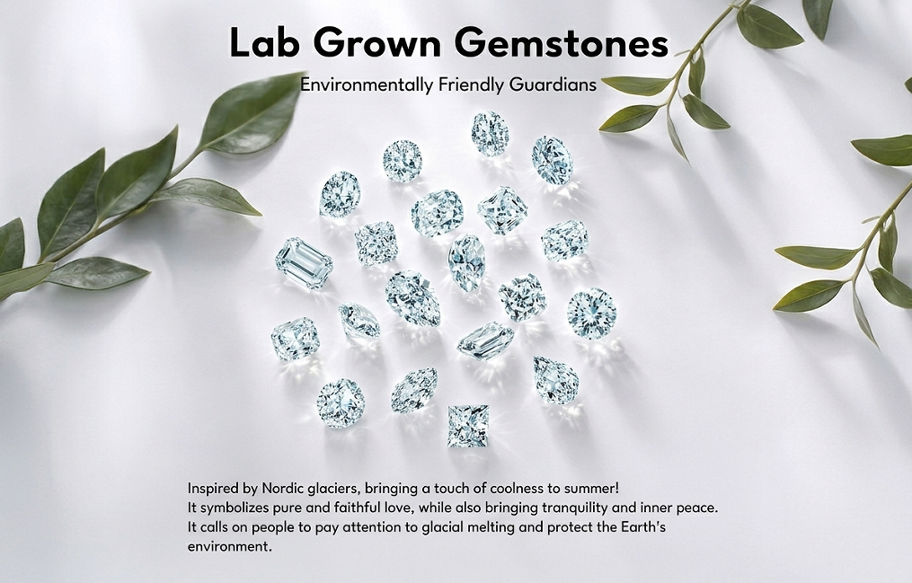 Lab Grown Aquamarine