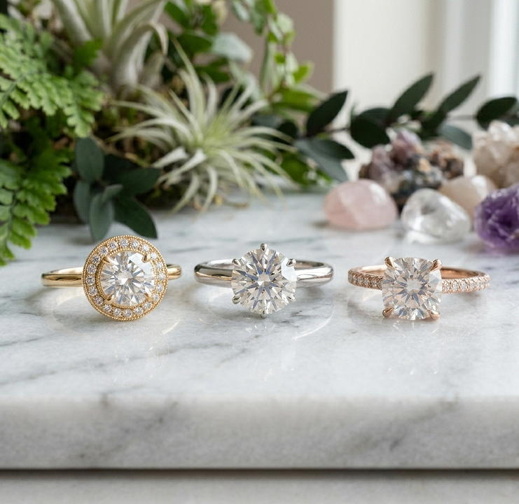 Moissanite Engagement Rings