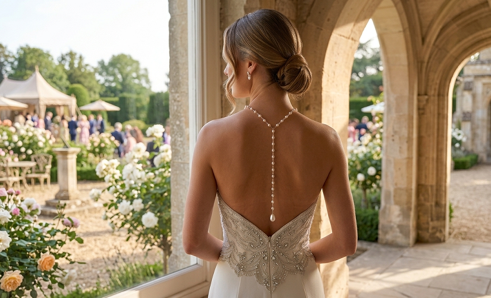 Pearl Backdrop Necklace