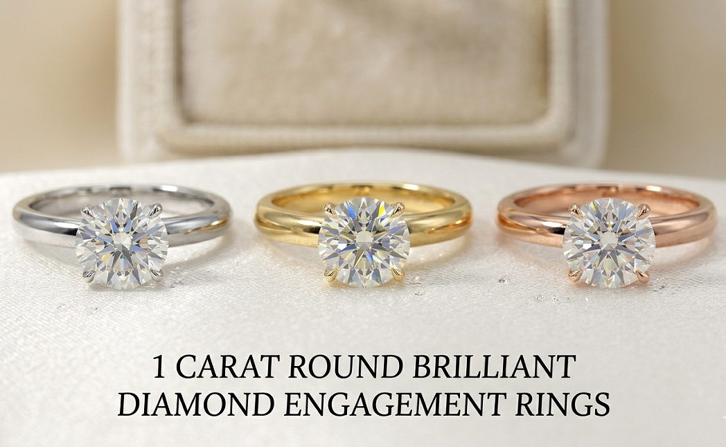 1 Carat Lab Diamond Engagement Rings