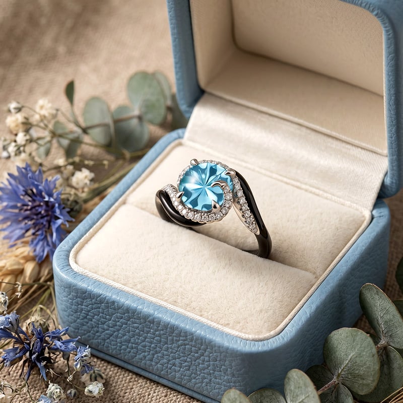 Blue Promise Ring