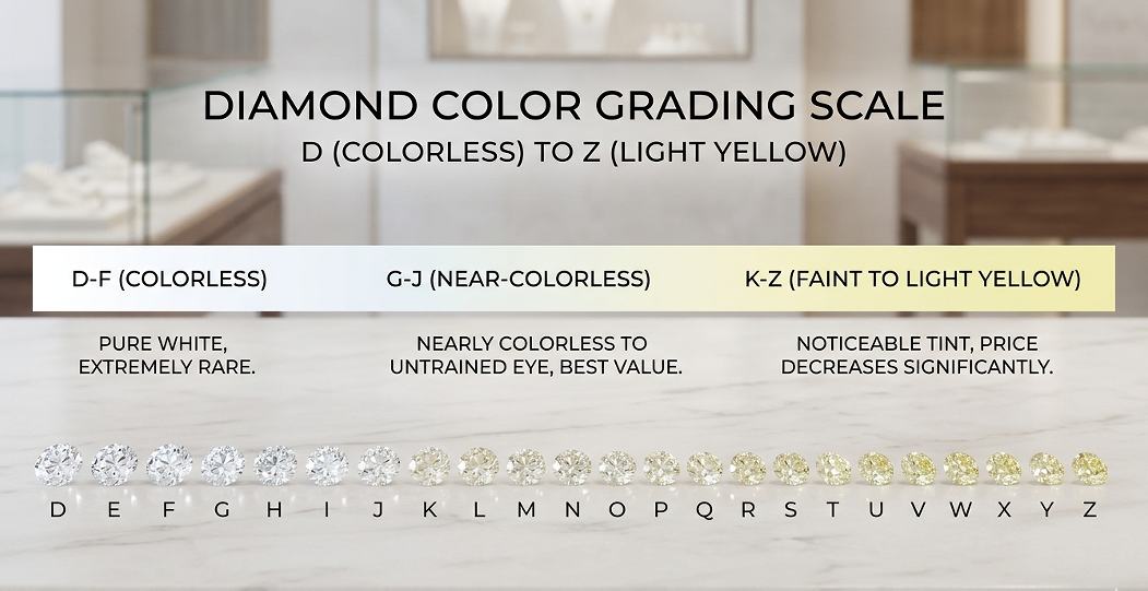 Diamond Color Scale