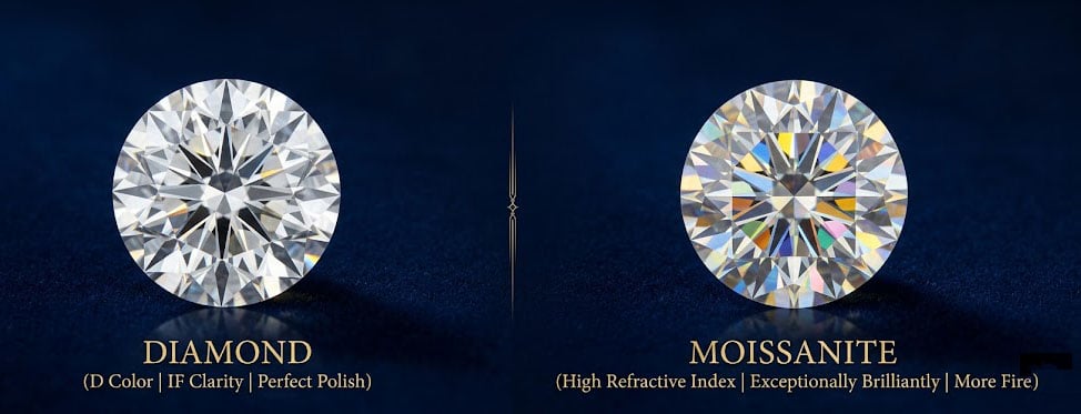 Diamond Vs Moissanite