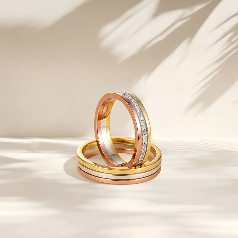 Tri-color Rings