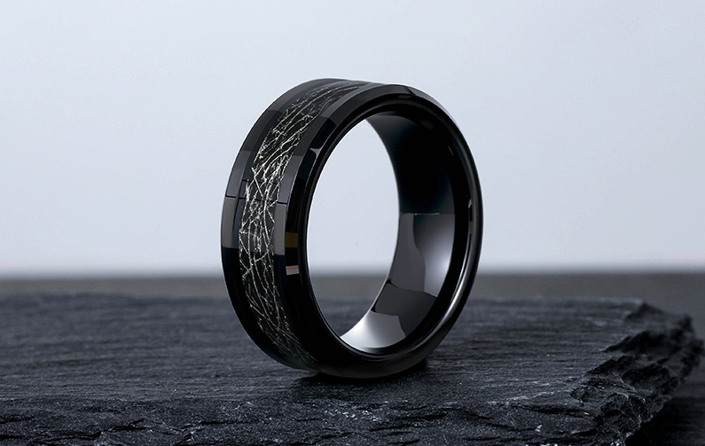 Black Tungsten Ring