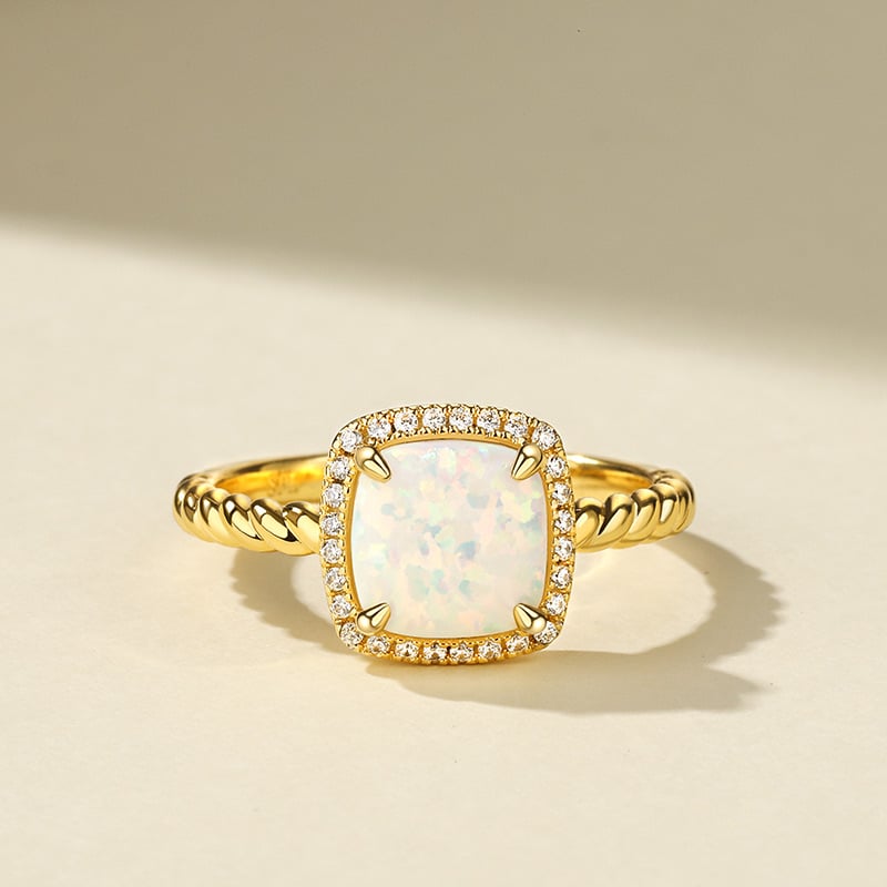 Gold Opal Ring