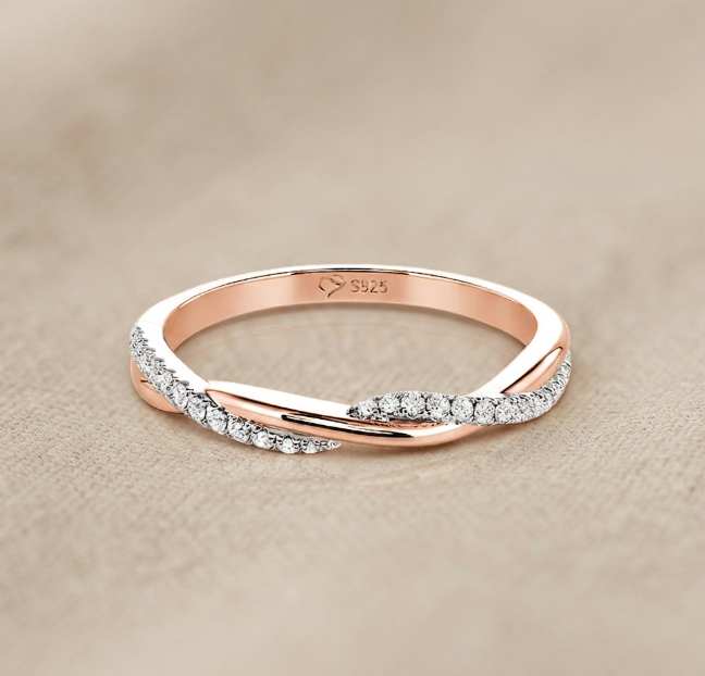 Two Tone Band Ring